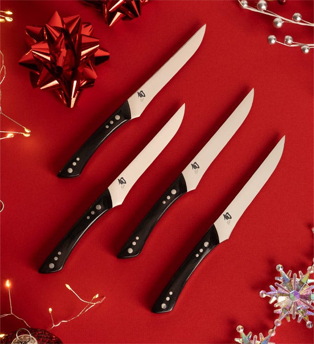 A set of Shima steak knives.