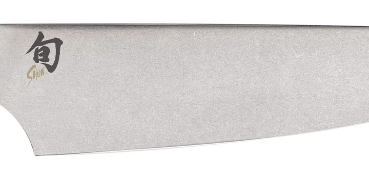 AUS10A Shun Kanso Blade.  Described under heading AUS10A.