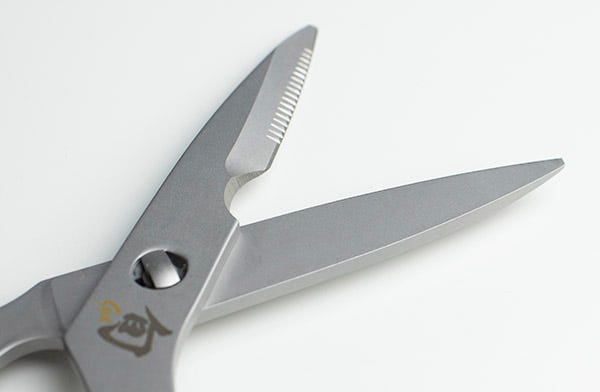Shears partially open