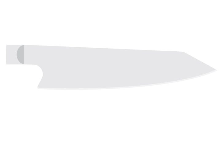 Kiritsuke blade. Described under heading Kiritsuke.