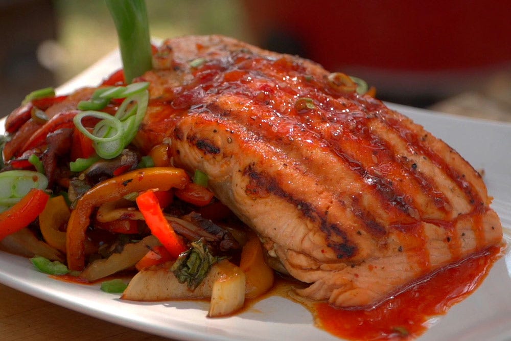 Gochujang Grilled Salmon - click for the recipe page.