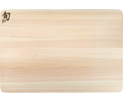 Shun Medium Hinoki cutting board flat view
