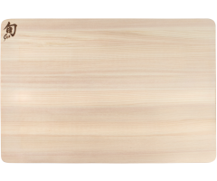 Shun Large Hinoki cutting board flat view