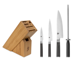 The profile image of the individual components of the DMS0530 Shun Classic 5-Piece Starter Block Set.