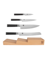 Profile image of the four knives and knife tray of the Classic 5-Piece In-Drawer Knife Set.