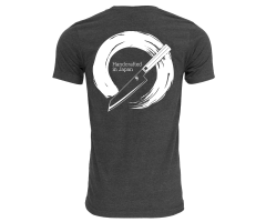 Shun Enso Shirt back short sleeve, grey