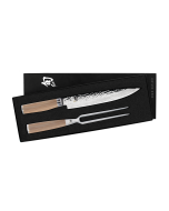 TDMS0200 Shun Premier Blonde 2 Pc Carving Set in gift box
